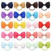 inSowni 40 Pack Grosgrain Ribbon Bow Elastics Hair Ties Scrunchies Pigtail Ponytail Holders Bands Ropes for Baby Girls Toddlers Kids