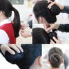 letaomei Hair Net 80 Pcs and U Shaped Pins Set 30 Pcs,22Inches Hairnet Individual Package Invisible Elastic Edge Mesh Hair Nets for Buns Women Food Serive Dancer(Blonde)