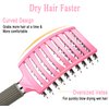 KTKUDY Detangling Brush Boar Bristles Hair Brush Make Hair Shiny & Healthier Curved and Vented Detangler Brush for Women Men Kids Wet & Dry Hair (Pink)