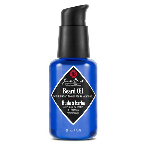 Jack Black Beard Oil for Men, 1 Fl Oz – Kalahari Melon Oil & Vitamin E – Hydrating Conditioning Oils, Softens Brittle & Dry Facial Hair, Beard Oil for Grooming