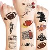 Football Temporary Tattoos Birthday Party Supplies Decorations 81 PCS Tattoos Stickers American Rugby Fans Cheerleaders Cute Party Favors Kids Boys Girls Gifts Ideas Classroom School Prizes Themed