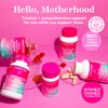 Pink Stork Total Postnatal Vitamins for Women with Vegan DHA, Iron, Folate, and Vitamin B12, Postpartum Recovery Essentials, Daily Supplement for Breastfeeding Moms - 1 Month Supply