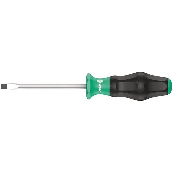 Wera 05031427001 Kraftform Comfort 1334 Slotted Screwdriver, 10mm Head, 200mm Blade Length