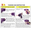 PAG Standard Tagging Gun Price Tag Attacher Gun for Clothing with 5 Needles and 2000 2" Barbs Fasteners, Purple
