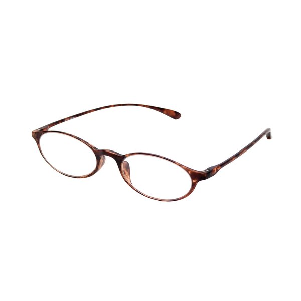 Calabria 719 Flexie Oval Reading Glasses +1.75 Tortoise Men/Women Bendable One Power Readers TR90 Flexible