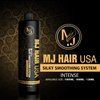 MJ Hair Silky Smoothing System,Professional Brazilian Keratin Treatment 4 oz for strong and curly hair (120 ml- black)