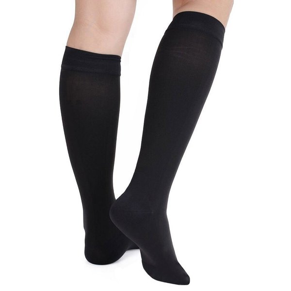 Runee High Quality Close Toe Medical Compression Sock Knee High Hosiery Stocking