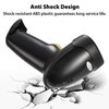 Esky Barcode Scanner with Stand, Wired Handheld Bar Code Scanner with Adjustable Stand, Automatic 1D USB Laser Scanner Support Windows/Mac/Linux for Store, Supermarket, Warehouse, Library