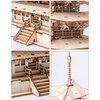 ROBOTIME 3D Puzzle Wooden Craft Kits for Adults DIY Model Building Kit Best Gift for Kids (Five-Storied Pagoda)