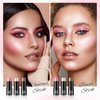 3Pcs Cream Contour Stick Makeup Kit,Shades with Highlighter Stick,Blush Stick and Bronzer Contour Stick for Sculpt the Cheeks,Long Lasting,Waterproof,Matte & Dewy Finish (Fair, 01# 02# 03#)