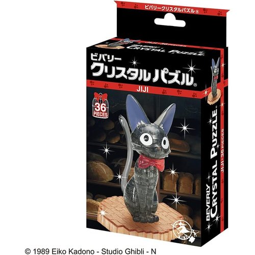 Beverly 3D Crystal Puzzle Studio Ghibli Black 36 Pieces 3D JP Clear Puzzle for Adults and Children