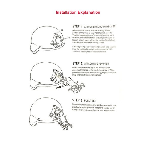 ATAIRSOFT Mult Colors Tactical Airsoft Helmet Aluminum Devgru Style Mich VAS Shroud NVG Helmet Mount (DE)