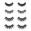 Lashes Pack, Faux Mink Lashes 20 Pairs 4 Styles, 15-20mm 5D Faux mink false eyelashes, Volume Fake eye Lashes, Faux Mink Eyelashes Pack B