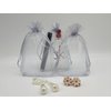 Ankirol Sheer Organza Favor Bags 6x8'' For Wedding Baby Shower 100pcs Gift Bags Samples Display Drawstring Pouches (gray)