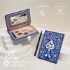 Shades of Wonderland Blush and Eyeshadow Palette - Highly Pigmented Shimmer Matte - Smooth With Moisturizing Jojoba Oil - Vegan and Cruelty Free - For All Skin Types - by READY TO SHINE