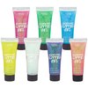 Iridescent Glitter Body Paint Gel - 7 Color Cosmetic Set 10 ml Tubes Shimmer for Hair, Body, Face - Great for Dress Up, Festival, Costume Party, Halloween - by Splashes and Spills