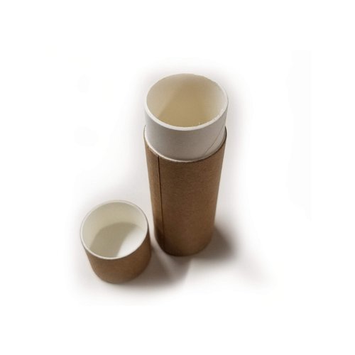 Empty Cardboard Deodorant Containers - Push-up style, top-fill, reusable and biodegradable 1.0 oz (32-Pack) Brown