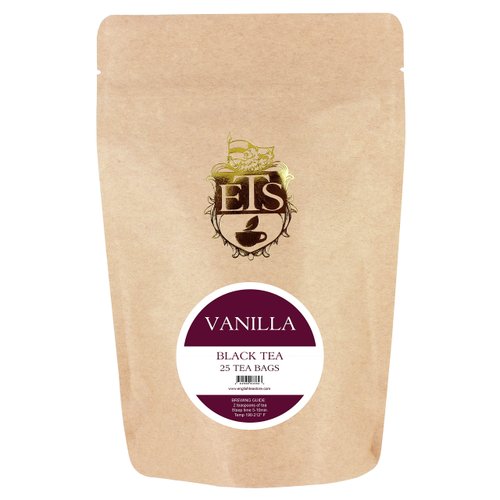 Vanilla Flavored Black Tea - 16oz