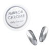 Daily Chrome Mirror Chrome Nail Powder (Silver) 2g, Metallic Nail Art Dip Powder, Mirror Effect Manicure Chrome Powder, Home DIY/Nail Salon Manicure