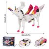 lavekywasa Car Toy transformable Unicorn, Sports car Collision Magic Unicorn, Children's transformable car Robot Suitable for Boys and Girls
