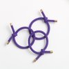 Elastic Hair Ties Elastics,Stretch Rubber Bands,Pack of 12,Women Elastic Knotted Hair Rope Ponytail Holders for Women Girls(Purple)