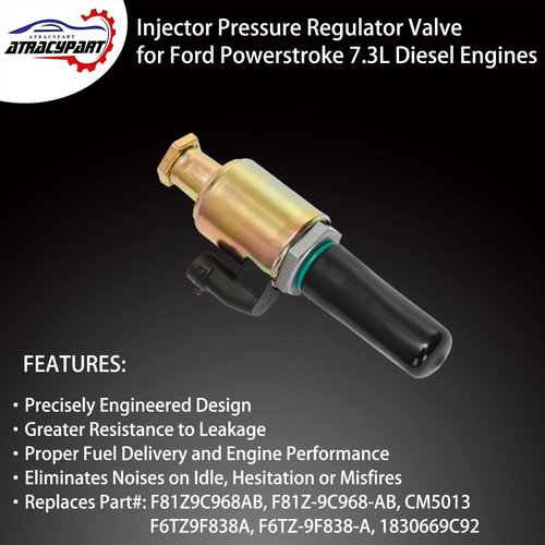 7.3 powerstroke IPR Valve with ICP Control Sensor and Pigtail | Replacement for 1995-2003 Ford F250 F350 F450 F550 Super Duty E350 E450 E550 Econoline Excursion | Replaces# F81Z9C968AB, F6TZ9F838A