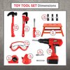 STEAM Life Kids Tool Set for Boys with Power Toy Drill, Toddler Tool Set, Kids Tape Measure, Toy Tools for Kids, Kids Tool Box, Toy Hammer, Play Tool Set for Toddlers 3-5