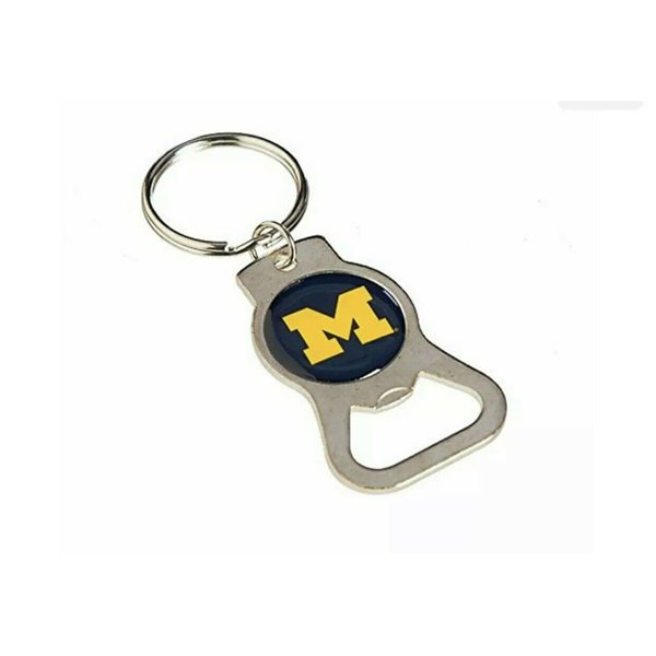 Team Sports America Michigan Wolverines Bottle Opener Keychain
