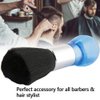 Barber Brush Neck Duster,1969/5000 Professional Hairdressing & Salon Neck Face Duster Brush Hair Cleaning Sweep Hair Brush Comfortable Handle Hairdressing Styling Tool(blue)