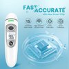 Forehead Thermometer for Adults, Digital Infrared Thermometer for Baby and Kids, Touchless Thermometer for Fever with LCD Screen, Fever Alarm, Memory Recall (White)
