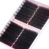 EYDEVRO Fluffy Lash Clusters Kit 80D100D Volume Lash Extension Kit 280 Pcs Left/Right Eyelash Extensions kit D Curl Thick Mega Lash Clusters with Waterproof Lash Bond and Seal and Lash Tweezers