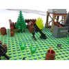 General Jim's Custom Battle Scene 2 Building Block Toy Playset 534 Piece Accessory Set Includes Buildings, Weapons, Barbwire and Much More - for Teens and Adults