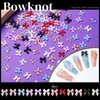 Teenitor 3000+ 3D Nail Charms and Gems, Flower Nail Art Charms Bow Charms for Nails, Nail Rhinestones Nail Pearls for Acrylic Nails, Nails Charms Bulk