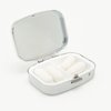 Unifume Pill Box - 3 & 2 Compartments - 2pcs Medicine Pill Case, Portable Vitamin Holder Organizer for Purse Pocket Travel Gifts Jewelry Storage Box (with Mirror) (Butterfly)