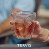 Tervis Clear & Colorful Tabletop 12oz Made in USA Double Walled Insulated Tumbler Travel Cup Keeps Drinks Cold & Hot, 12oz, Clear