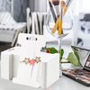 Mototo 200 PCS Hair Clip Bow Display Cards Hair Barrettes Jewelry Display Holder Rectangle Paper Cardboard for Hair Accessories Display and Organizing, 4 x 2-1/2 Inches (White)