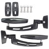 NewYall Set of 2 Right and Left Black Racing Rear view Mirror