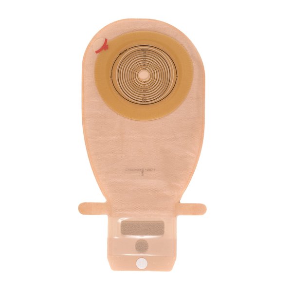 Assura EasiClose Ostomy Pouch Drainable 10 to 70 mm Stoma 11"L 1pc System Opaque 15871, 10 Ct
