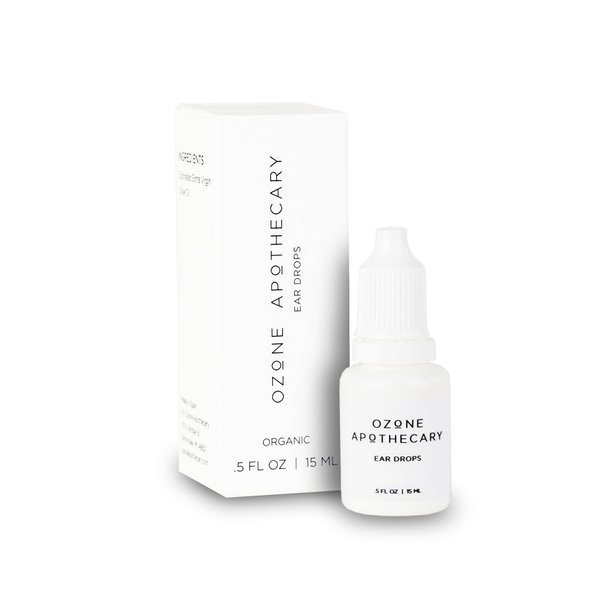 Ozone Apothecary Organic Ear Drops | Ozone Oil Infused Ear Care | Ozonated Oil to Nourish, Protect & Cleanses for People and Pets