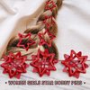 Metal Star Snap Hair Clips Red Cute Small Hair Barrettes Y2K Star Hair Clips Hair Access Non-slip Hollow for Kids Hairpin Lovely Star Headpieces for Everyday Fashion and Party 10PCS
