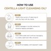 SKIN1004 Madagascar Centella Light Cleansing Oil 6.76 fl.oz, 200ml | Gentle Oil Cleanser for Face, Korean Facial Cleanser, Double Cleansing