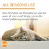 K&H Pet Products Heated Thermo-Kitty Mat, Indoor Heated Cat Bed, Pet Heat Pad for Indoor Cats and Small Dogs, Cat Heating Pad, Electric Thermal Warming Cat Bed Mat, Sage/Tan 12.5 X 25 Inches