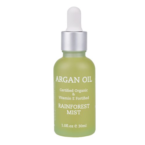 PURECODE Rainforest Mist Certified 100% Pure Moroccan Organic Argan Oil - 30ml Cold Pressed, All Natural, Anti-Aging Moisturizer For Skin, Hair & Nails