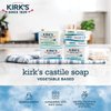 Natural Castile Bar Soap - Kirk's Castile Natural Coco Bar Soap 4oz - 5 Pack