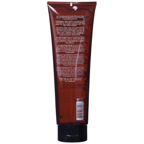 American Crew Men's Hair Gel, Firm Hold, Non-Flaking Styling Gel, 13.1 Fl Oz