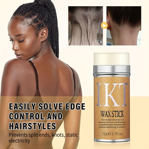 PasaRose IKT Hair Wax stick,Wax Stick for Hair Slick Stick, No spices,Easy to Absorb (2 pack)