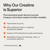 Momentous Creatine Lemon Monohydrate Powder Packets - Creapure® Creatine Powder Supports Strength, Lean Muscle, & Recovery for Men & Women - NSF Certified for Sport® - 6.49 g per Serving, 15 Servings