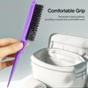 Edge Styling Brush with Nylon Bristles, Portable Back Hair Brush for Women and Men, Essential for Styling and Grooming