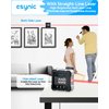 eSynic High Precision Digital Angle Finder with Laser IP54 Waterpoof 4 Side Magnetic Digital Inclinometer Large LCD Display Rechargeable Angle Finder Tool (Laser Level Class II, Output<5mW)