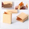 SAFIGLE 6PCS Paper Snack Bags Dollhouse Paper Bag Decked Accessories Kraft Paper Bags Miniature Kits Small Paper Bag Miniature Paper Bags Kraft Mini Treat Bags Wrapping Bag Decor Paper Packing Bag Mod
